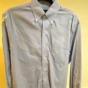 Jos. A. Bank Blue Striped Dress Shirt (15 1/2) 34